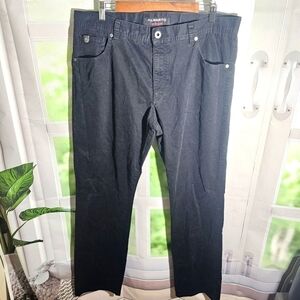 Alberto‎ Jeans Mens 38x34 Black Stone - 1 Surprise Modern Fit Dark Denim Jeans